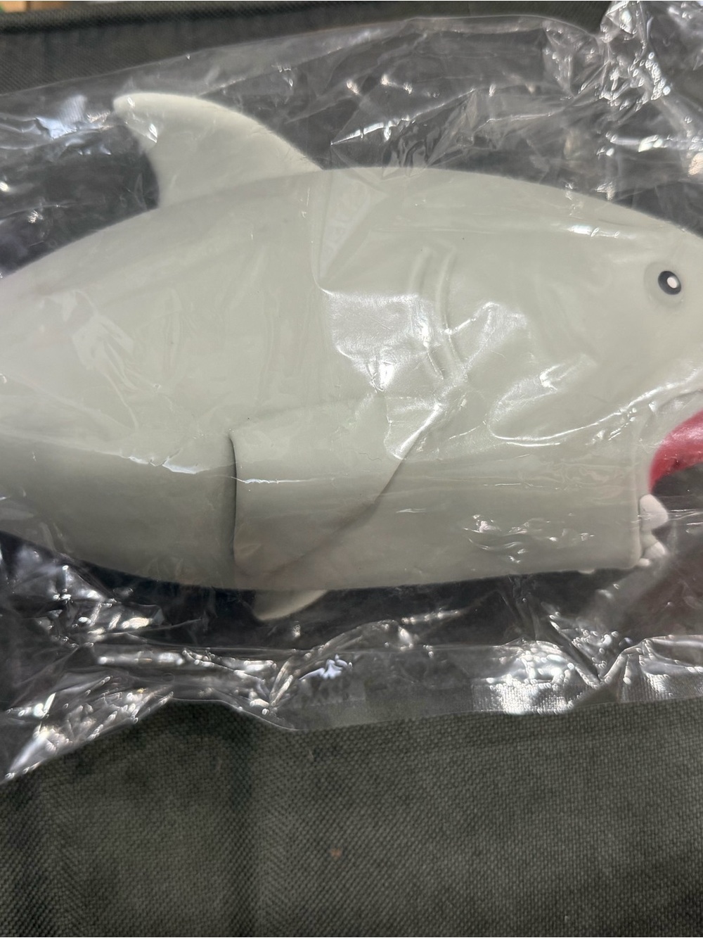 Play Right Jumbo Stretchy Shark Rubber Stress Toy Squishy Sensory New Sealed